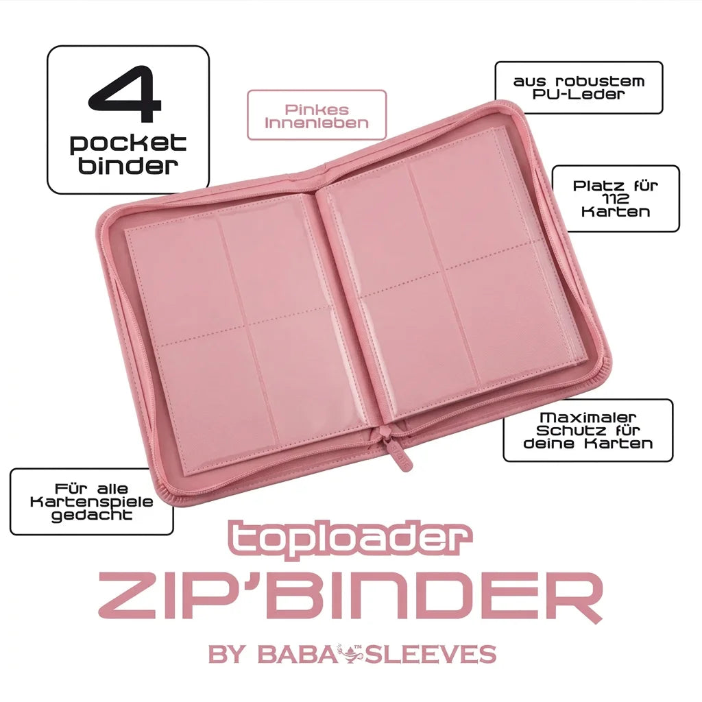 Toploader Binder Pink für 112 Karten – alle Vorteile auf einen Blick