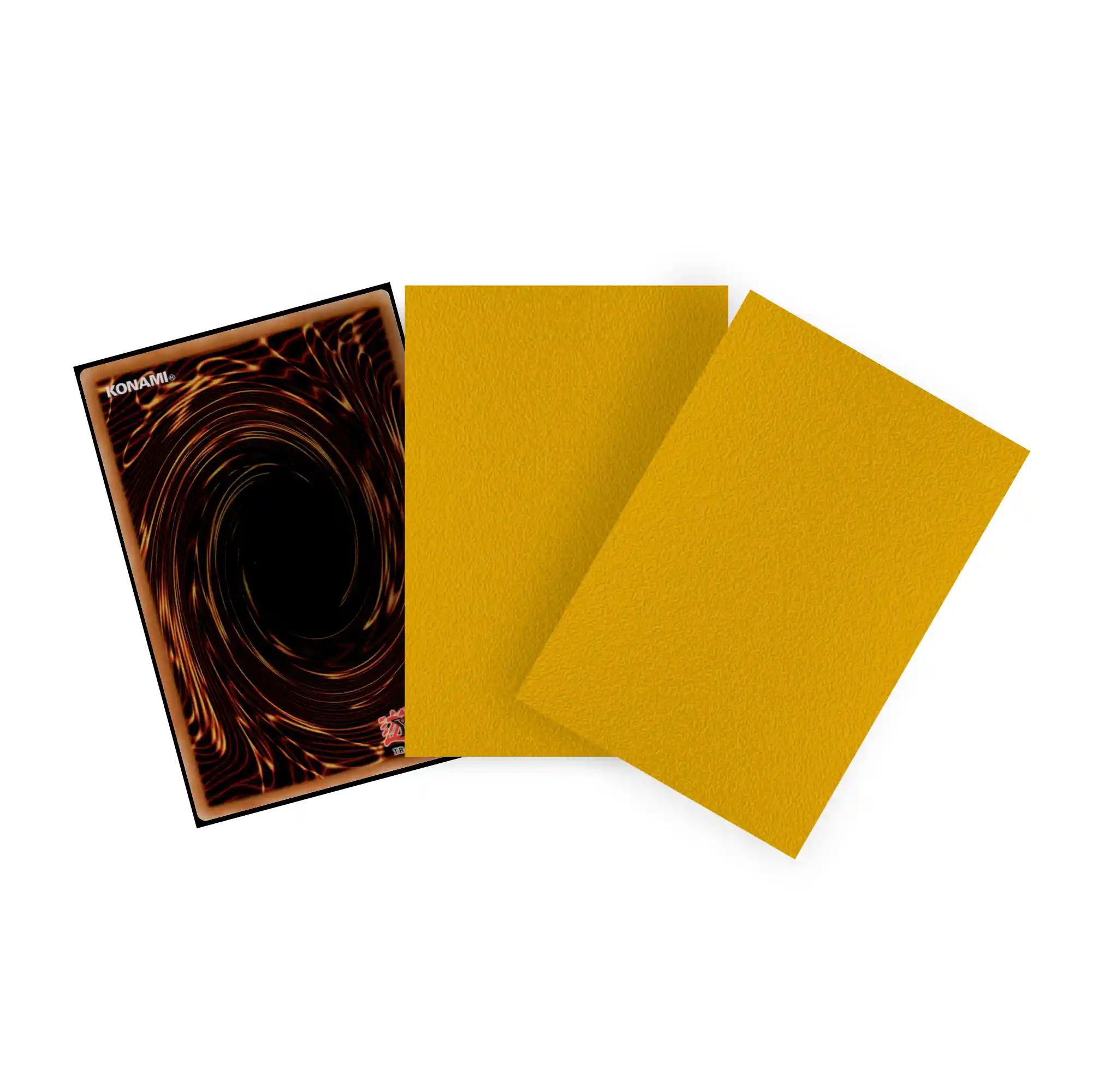 Yu-Gi-Oh! Karte in orangener Dual Sleeve – japanese size,